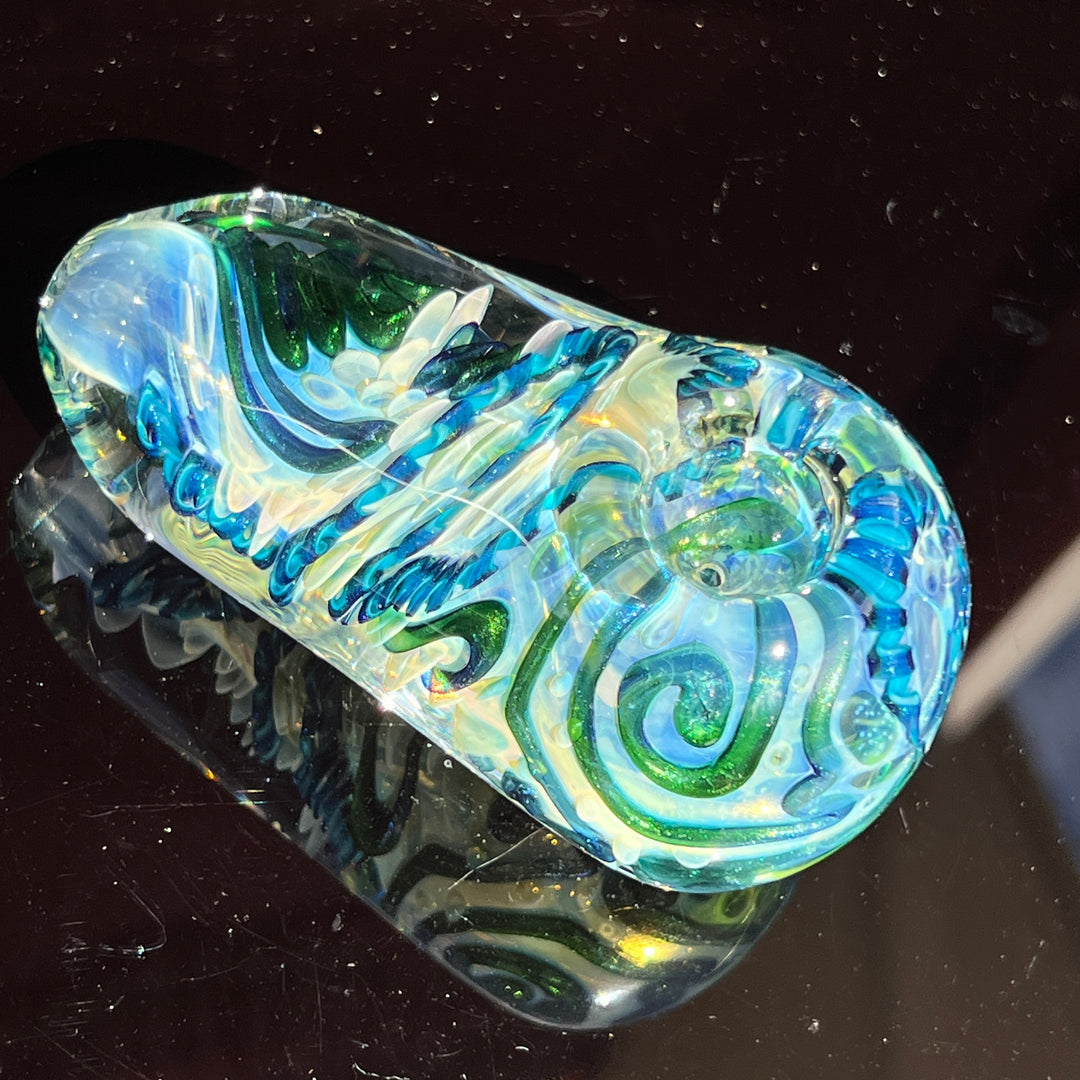 XL Inside Out Egg Spoon Glass Pipe Avant Garde   