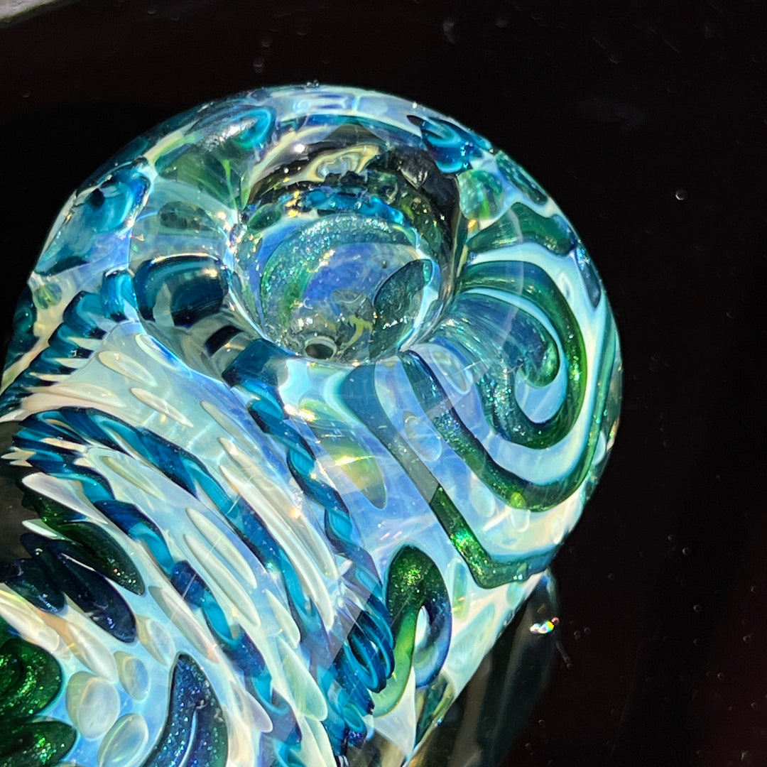 XL Inside Out Egg Spoon Glass Pipe Avant Garde   