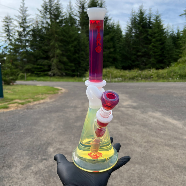 13" Fruit Punch Beaker Bong Glass Pipe Tako Glass   