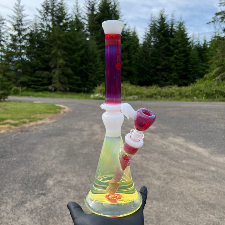 13" Fruit Punch Beaker Bong Glass Pipe Tako Glass   