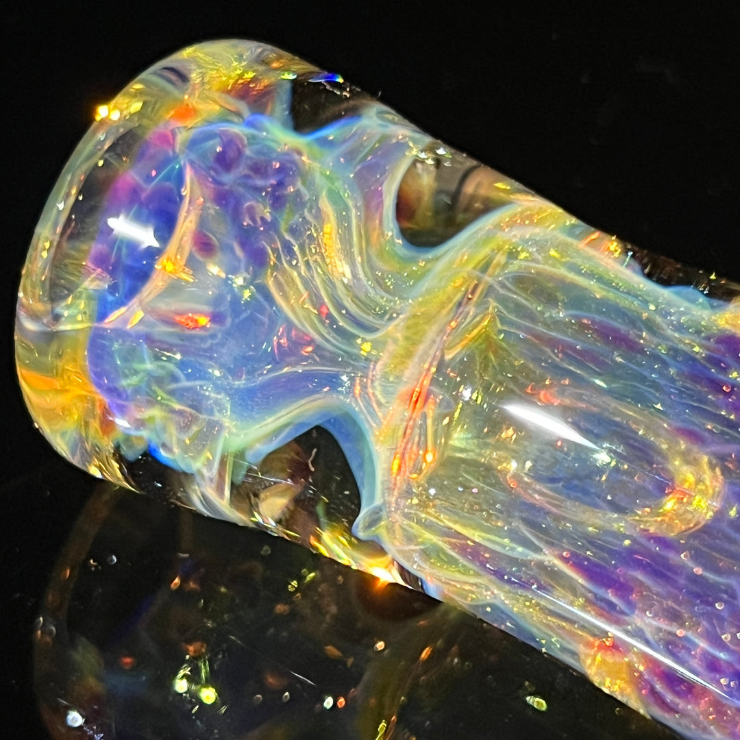 Purple Ghost Chillum Glass Pipe Tako Glass   