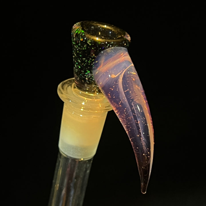14mm Crushed Opal Horn Martini Pull Slide Accessory AJ Surf City Tubes   