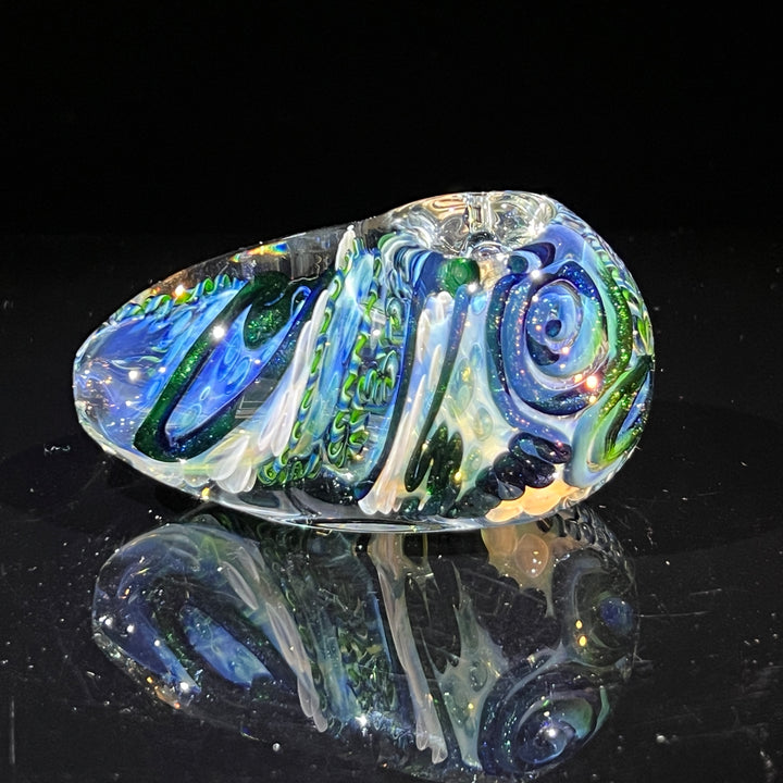 XL Inside Out Egg Spoon Glass Pipe Avant Garde   