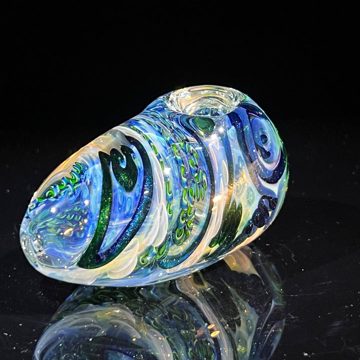 XL Inside Out Egg Spoon Glass Pipe Avant Garde   