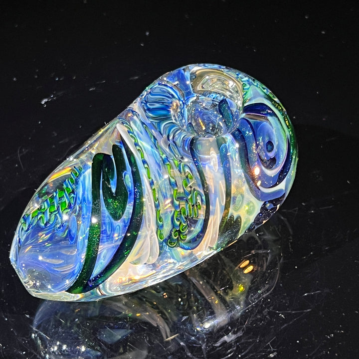 XL Inside Out Egg Spoon Glass Pipe Avant Garde   