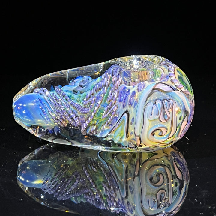 XL Inside Out Egg Spoon Glass Pipe Avant Garde   