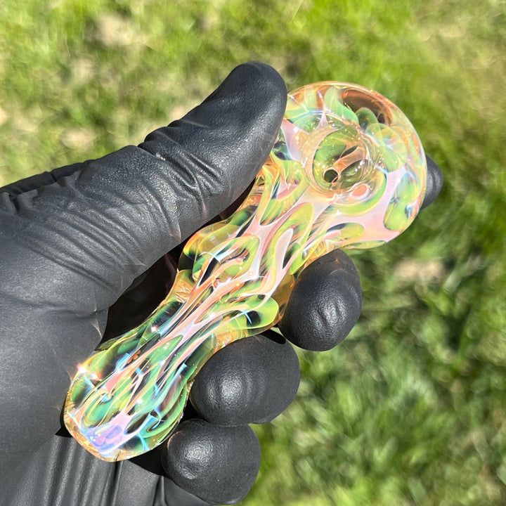 Ghost Flame Glass Pipe 9 Glass Pipe Tiny Mike   