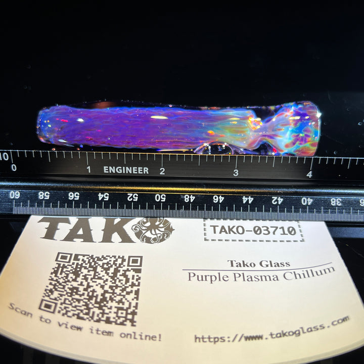 Purple Plasma Chillum Glass Pipe Tako Glass   