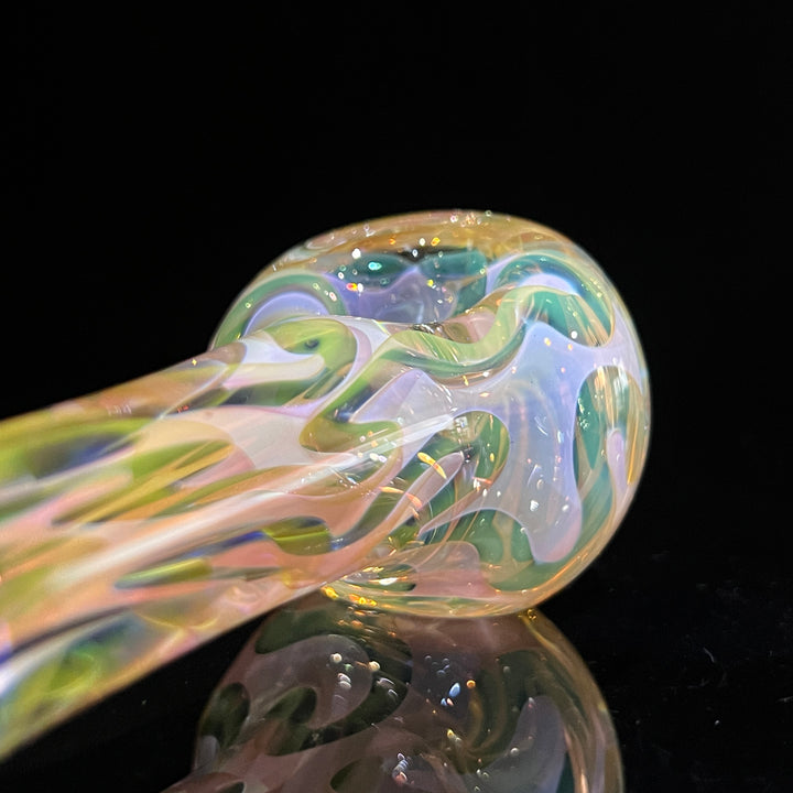 Large Ghost Flame Glass Pipe 4 Glass Pipe Tiny Mike   