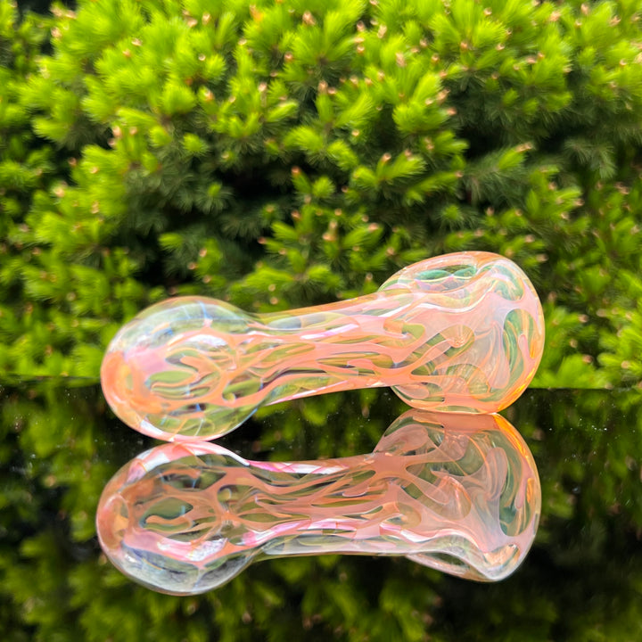 Large Ghost Flame Glass Pipe 4 Glass Pipe Tiny Mike   