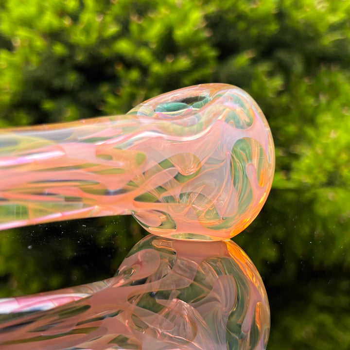 Large Ghost Flame Glass Pipe 4 Glass Pipe Tiny Mike   