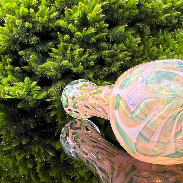 Large Ghost Flame Glass Pipe 4 Glass Pipe Tiny Mike   
