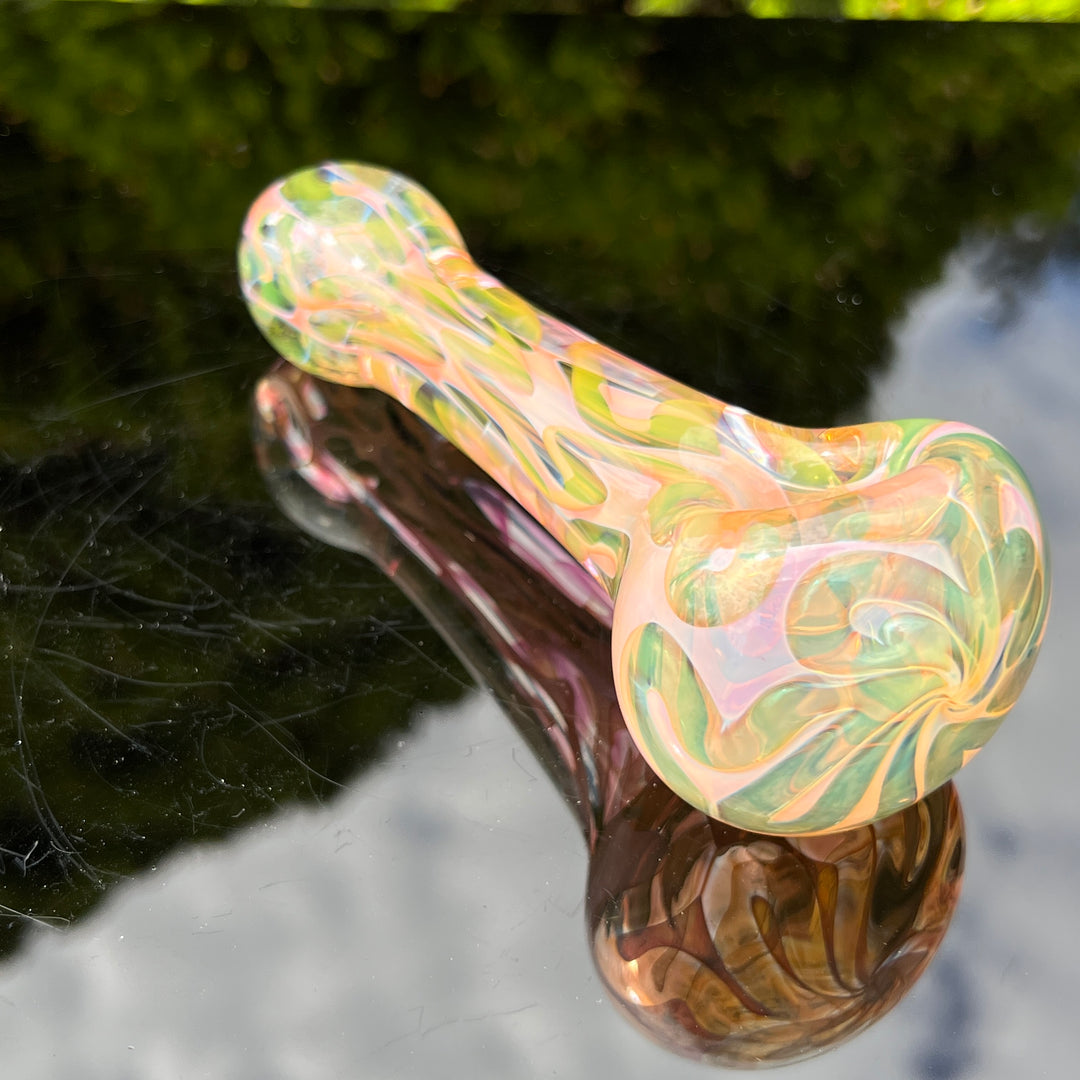 Large Ghost Flame Glass Pipe 4 Glass Pipe Tiny Mike   