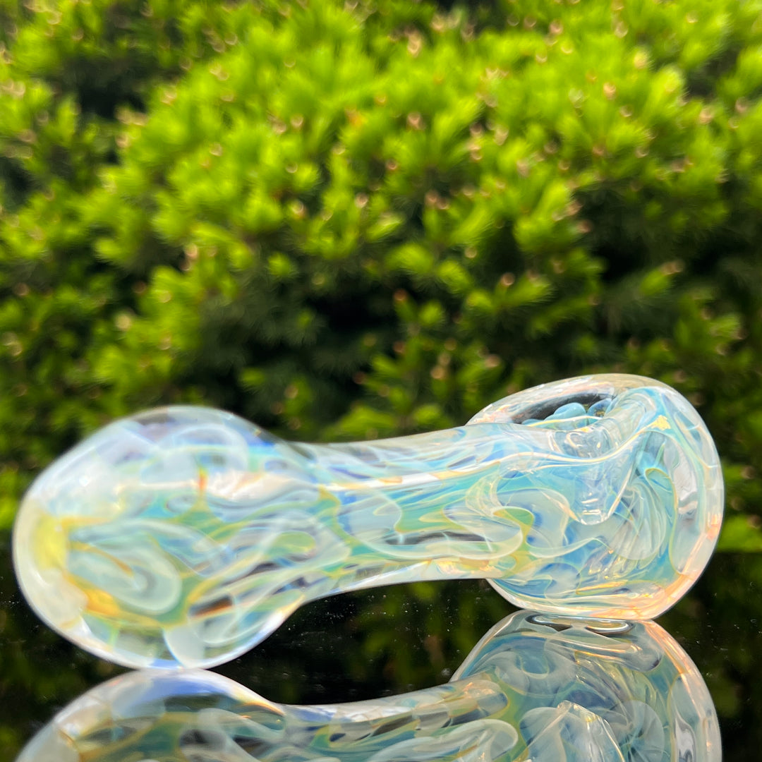 Large Ghost Flame Glass Pipe Glass Pipe Tiny Mike   