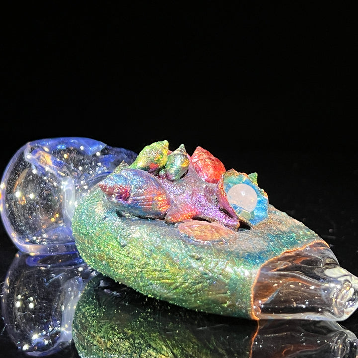 Electroformed Glass Sea Spoon Pipe Glass Pipe TG   