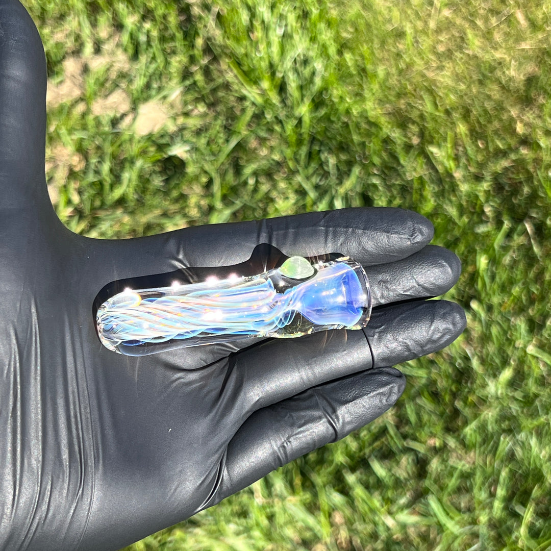 Thick Fume Chillum 2 Glass Pipe Chuck Glass   