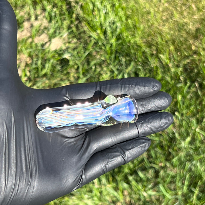 Thick Fume Chillum 2 Glass Pipe Chuck Glass   