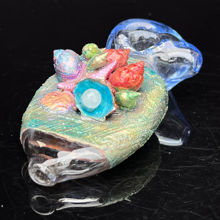 Electroformed Glass Sea Spoon Pipe Glass Pipe TG   