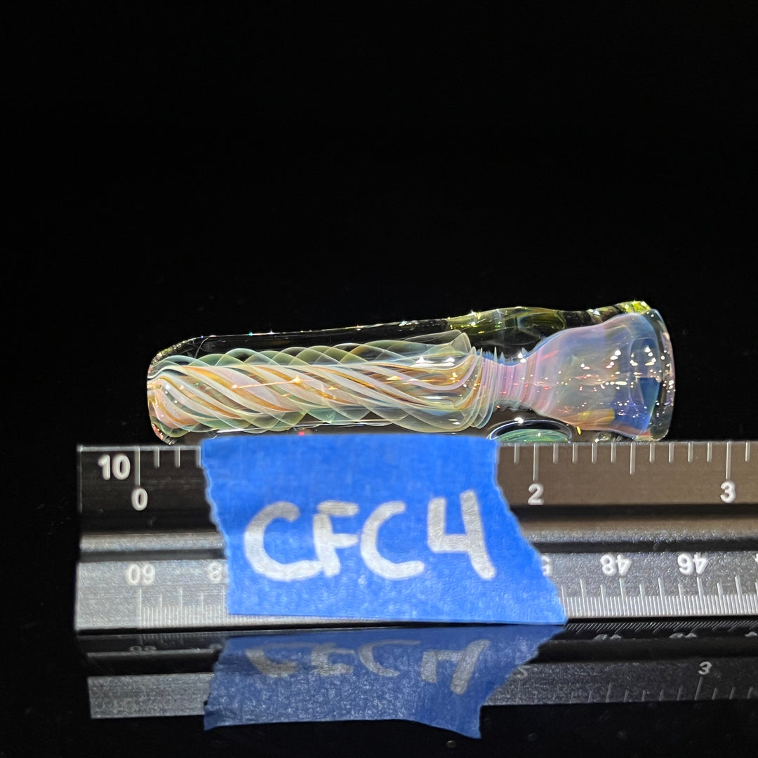 Thick Fume Chillum 4 Glass Pipe Chuck Glass   