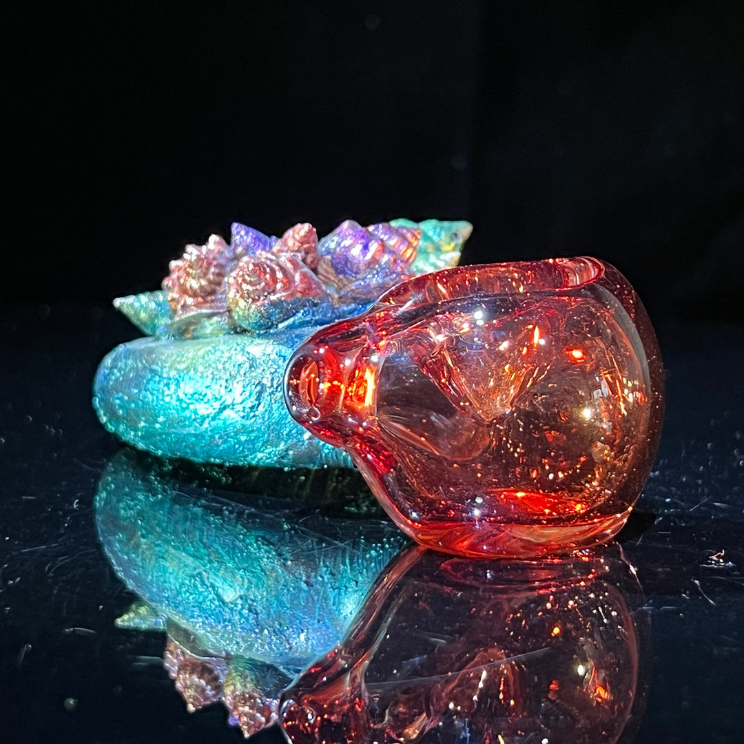 Electroformed Glass Sea Spoon Pipe Glass Pipe TG   