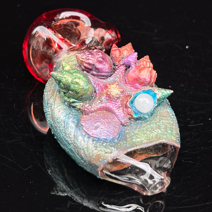 Electroformed Glass Sea Spoon Pipe Glass Pipe TG   