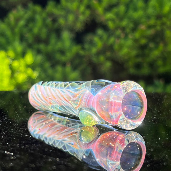 Thick Fume Chillum 4 Glass Pipe Chuck Glass   