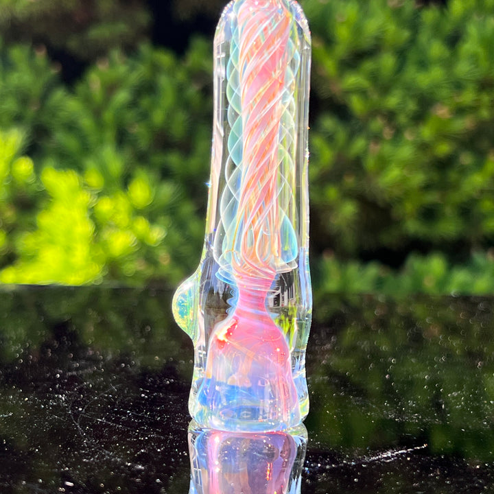 Thick Fume Chillum 4 Glass Pipe Chuck Glass   