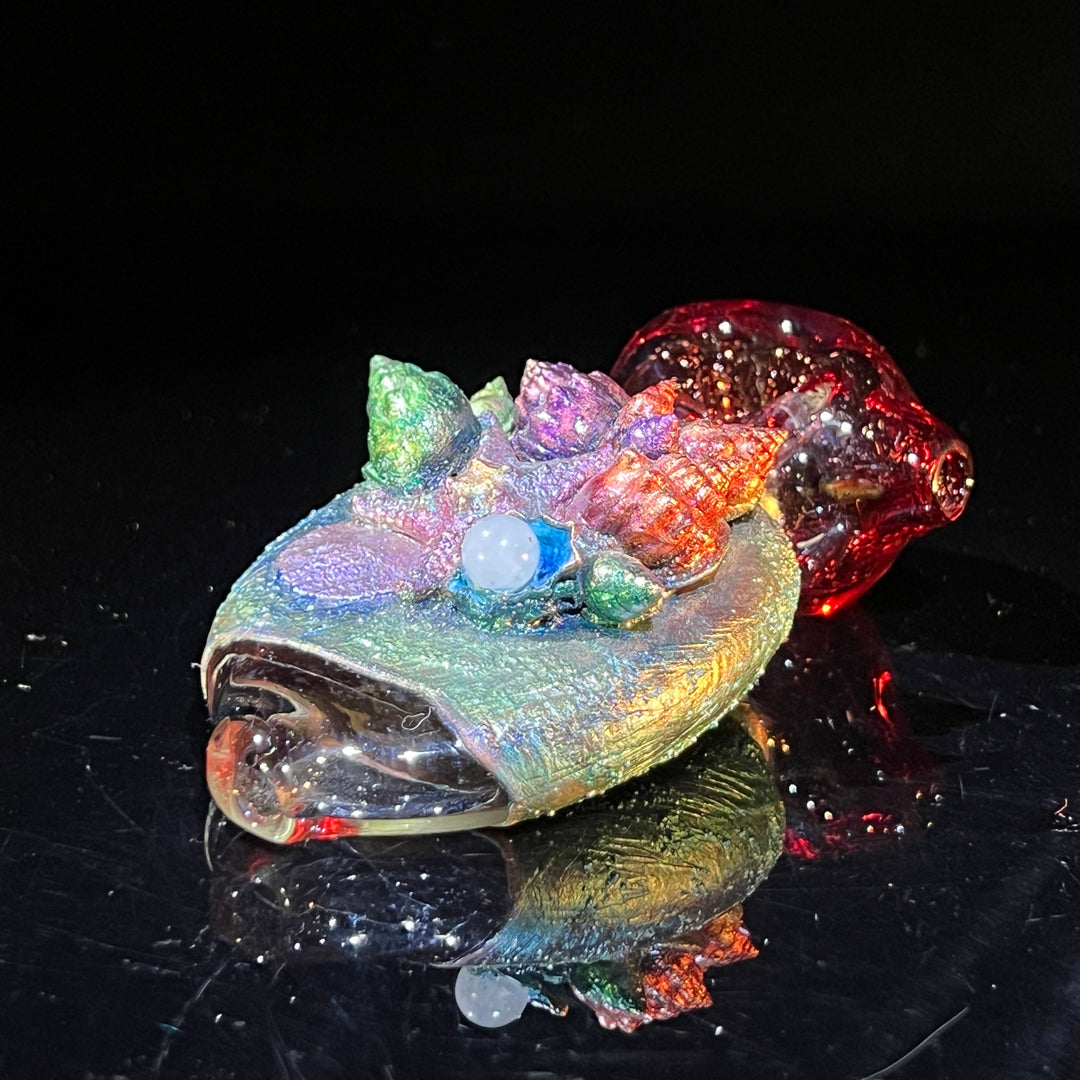 Electroformed Glass Sea Spoon Pipe Glass Pipe TG   