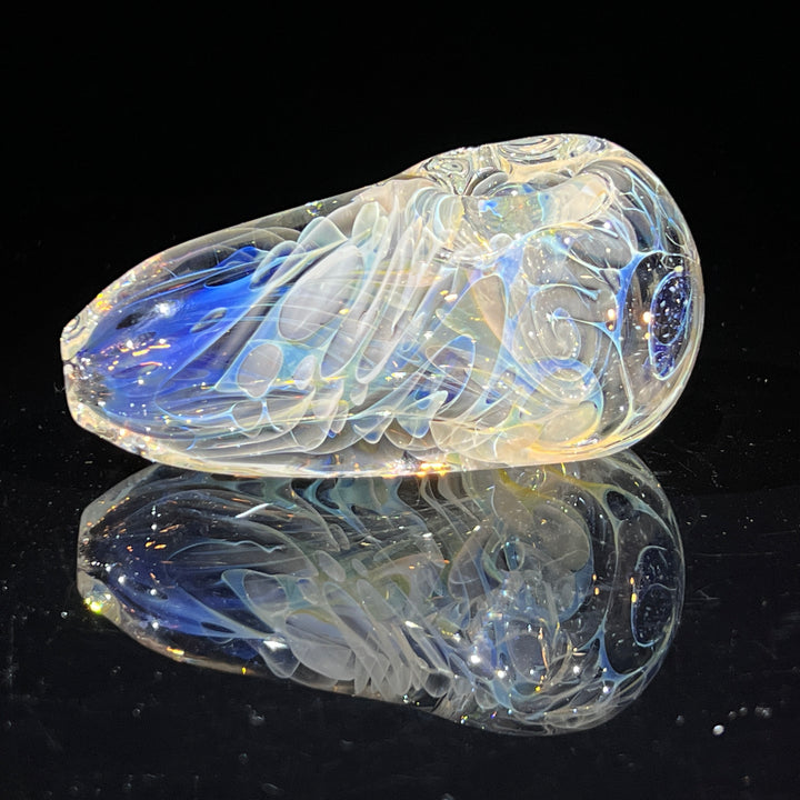 Silver Fume Egg Spoon Glass Pipe Avant Garde   