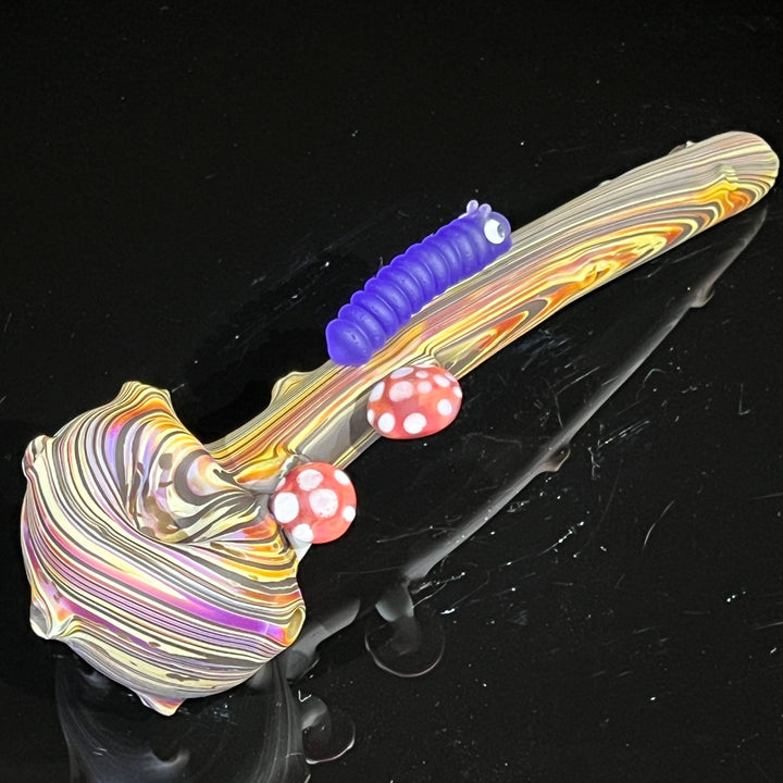Wood Grain Caterpillar Gandalf Pipe Glass Pipe Wazoo Glass