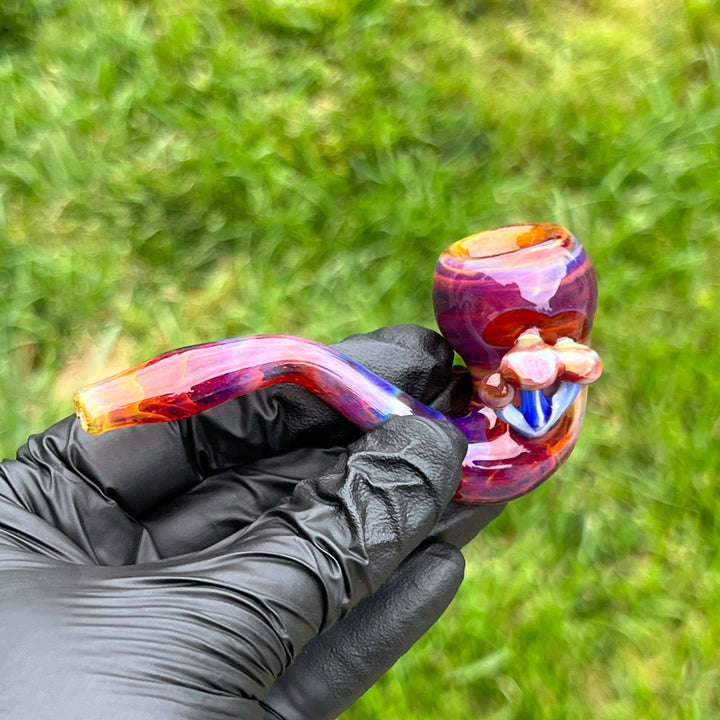 Mushroom Sherlock Glass Pipe Updog Glass   