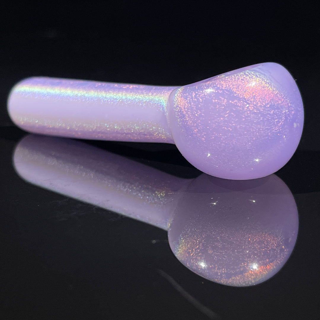 Lavender Unicorn Dichro Pocket Spoon Glass Pipe Jellyfish Glass