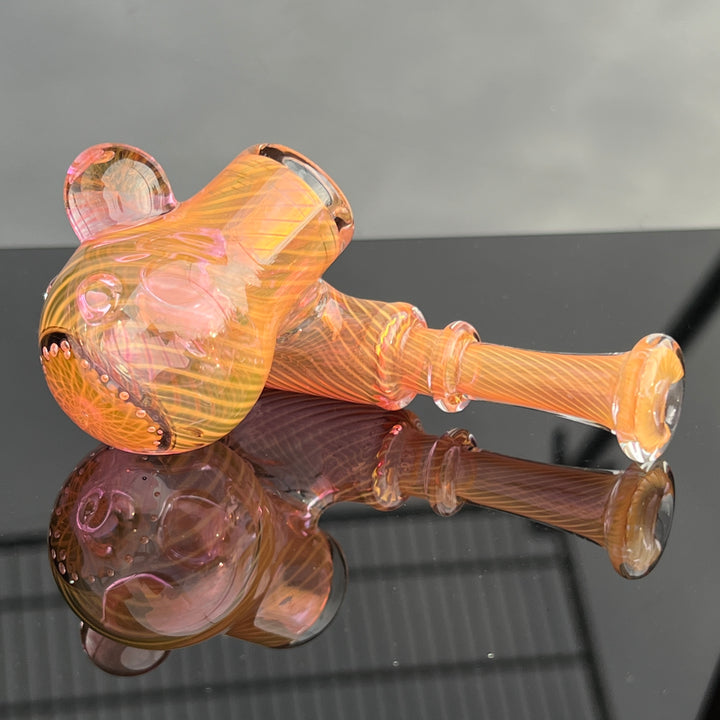 Gold Fumed Sidecar Pipe Glass Pipe Sugar Shack   