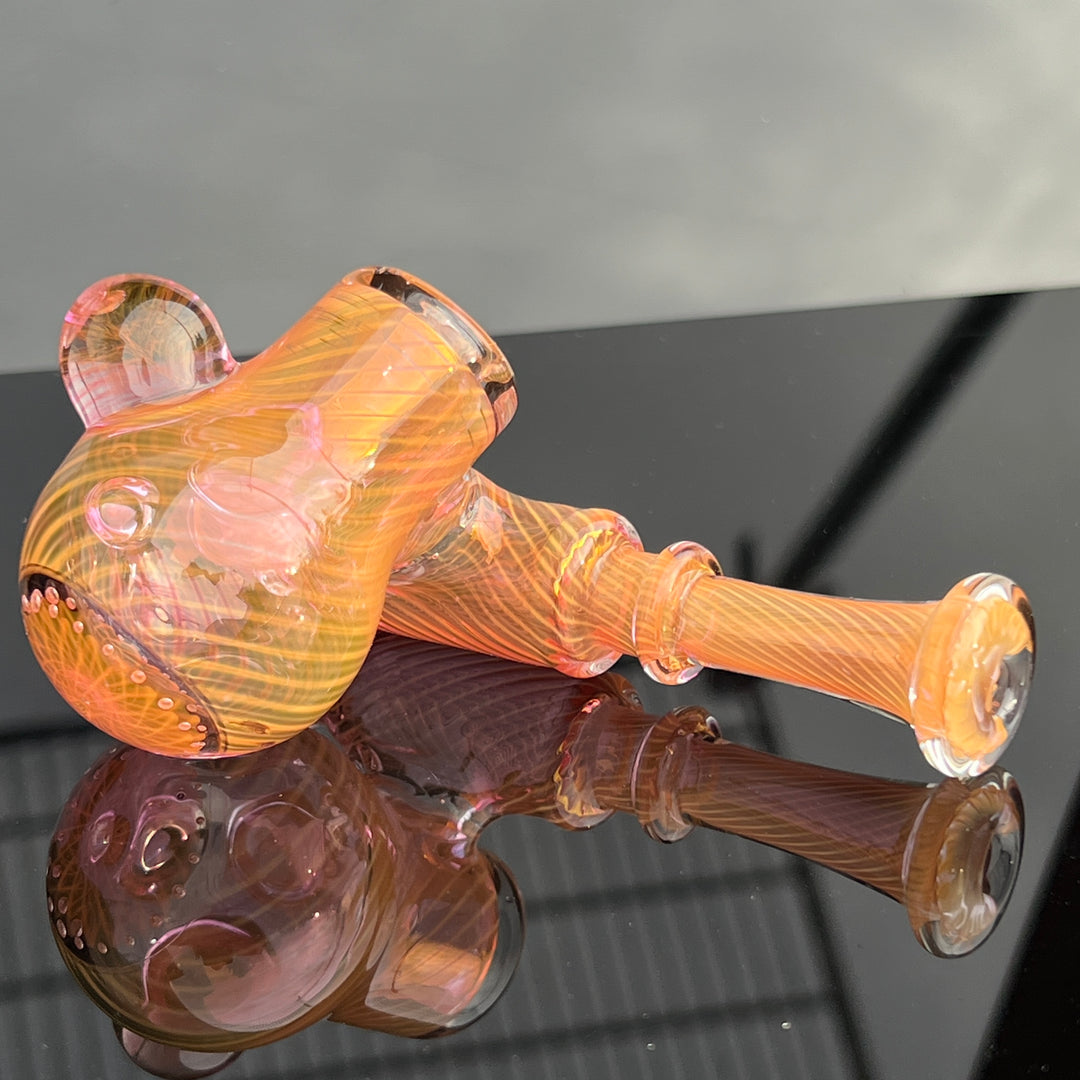 Gold Fumed Sidecar Pipe Glass Pipe Sugar Shack   