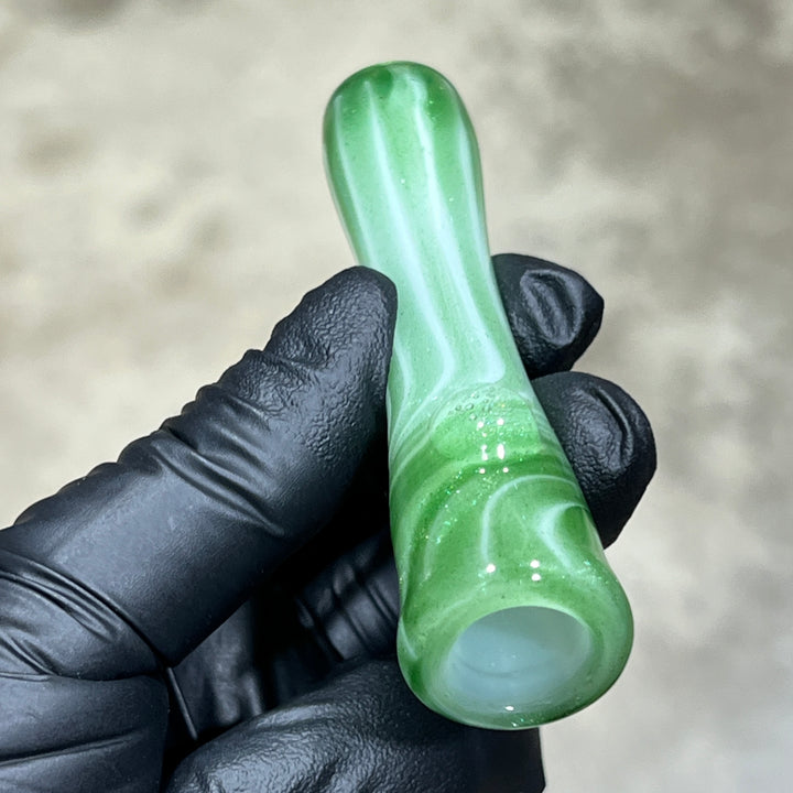 Mighty Moss UV Chillum Glass Pipe Taggart Glass   