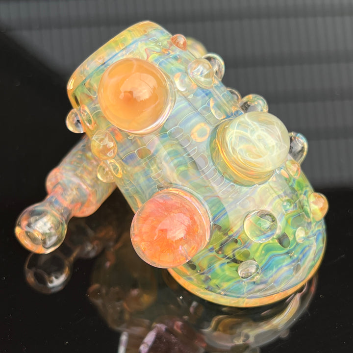 Gold Fumed Sidecar Pipe Glass Pipe Sugar Shack   