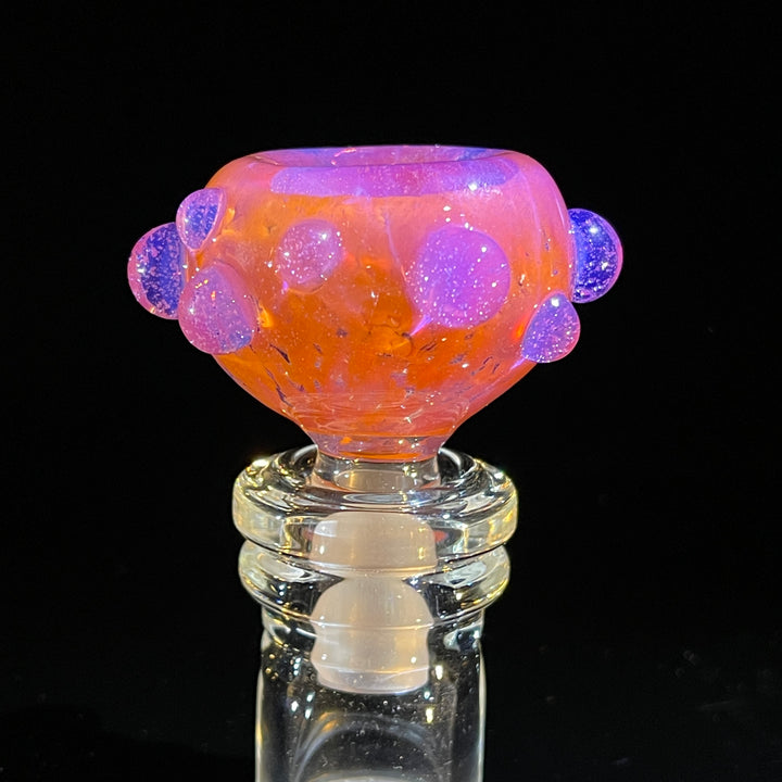 14 mm Atomic Tangerine PullSlide Water Pipe Beezy Glass   