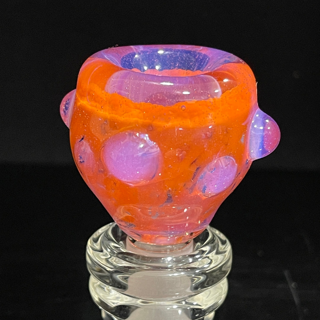 14 mm Atomic Tangerine PullSlide Water Pipe Beezy Glass   