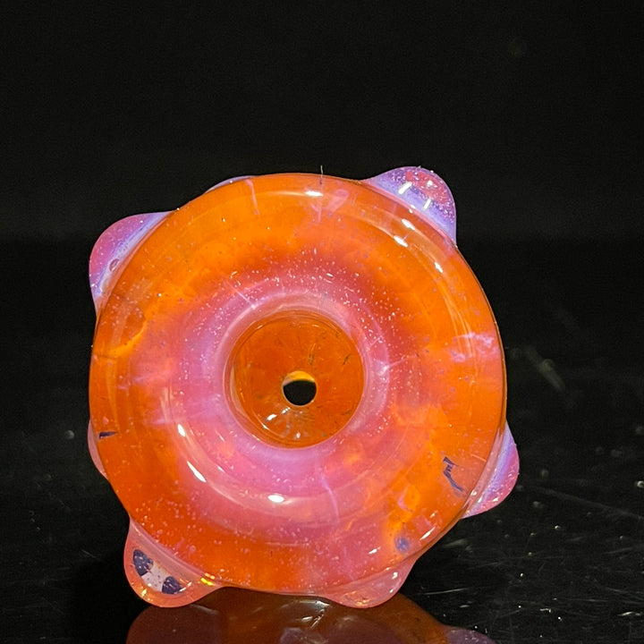 14 mm Atomic Tangerine PullSlide Water Pipe Beezy Glass   