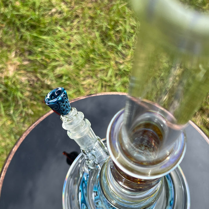 Blue Moon Bong Glass Pipe Tako Glass   