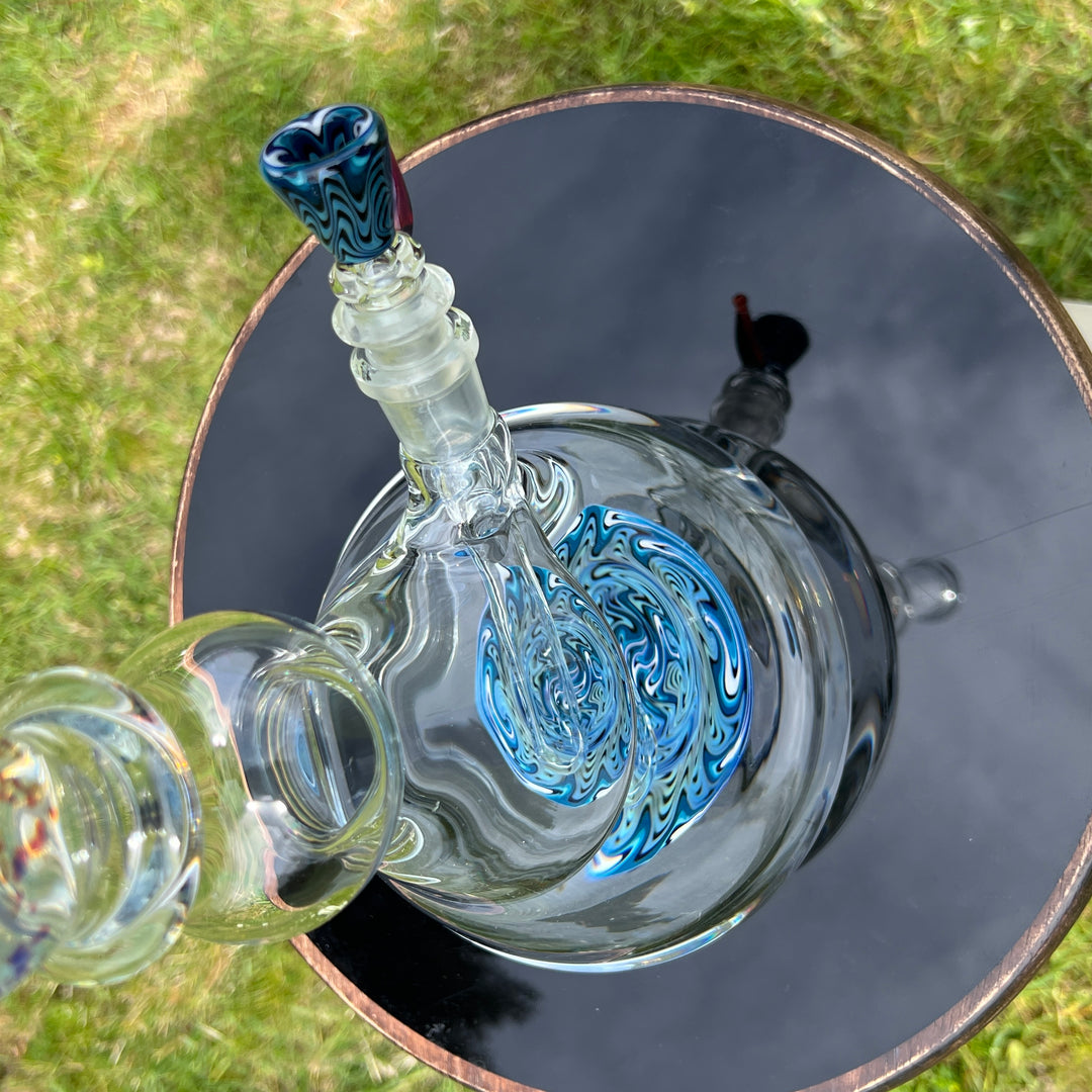 Blue Moon Bong Glass Pipe Tako Glass   
