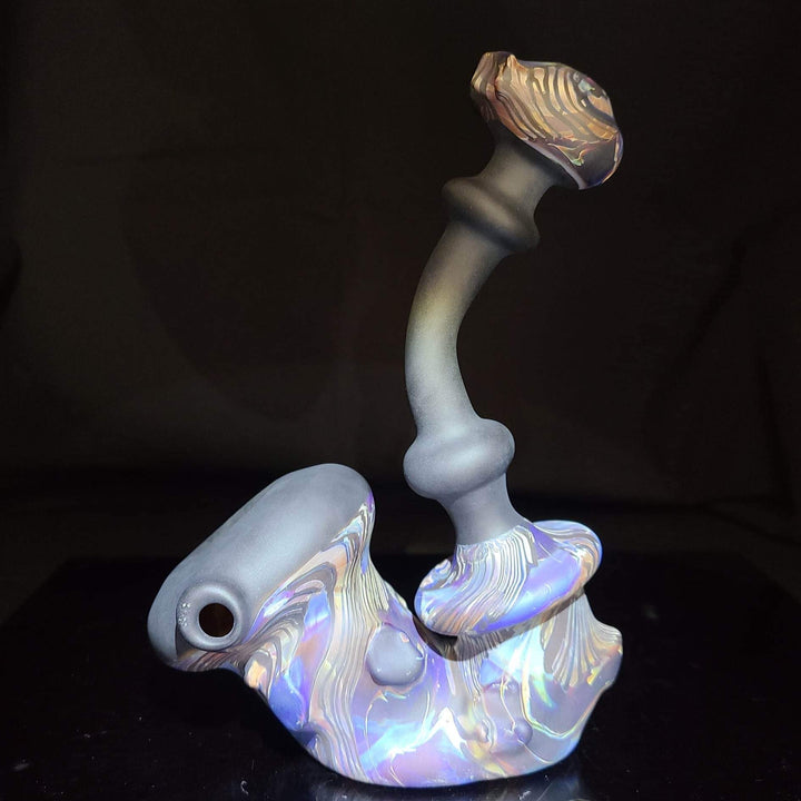 Wood Grain Sherlock Pipe Glass Pipe Neemo Glassworks   