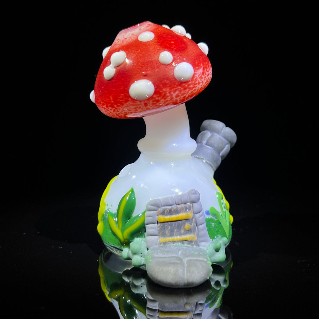 Fairy House Mushy Pipe Glass Pipe Fiona Phoenix Fire   