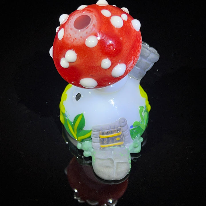 Fairy House Mushy Pipe Glass Pipe Fiona Phoenix Fire   