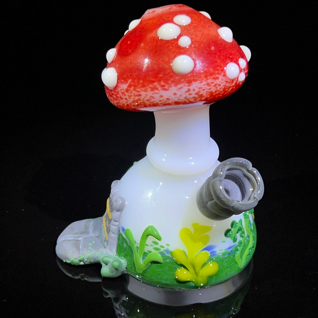 Fairy House Mushy Pipe Glass Pipe Fiona Phoenix Fire   