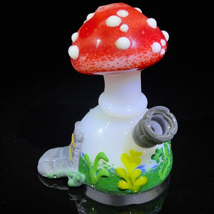 Fairy House Mushy Pipe Glass Pipe Fiona Phoenix Fire   