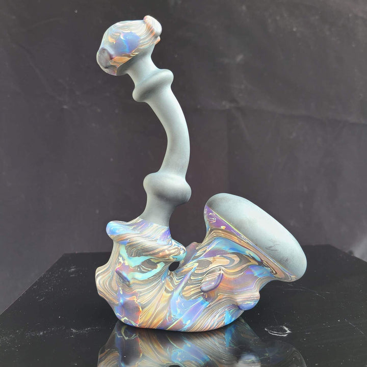 Wood Grain Sherlock Pipe Glass Pipe Neemo Glassworks   