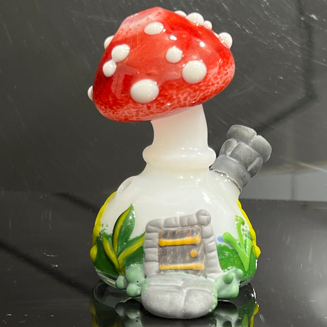 Fairy House Mushy Pipe Glass Pipe Fiona Phoenix Fire   