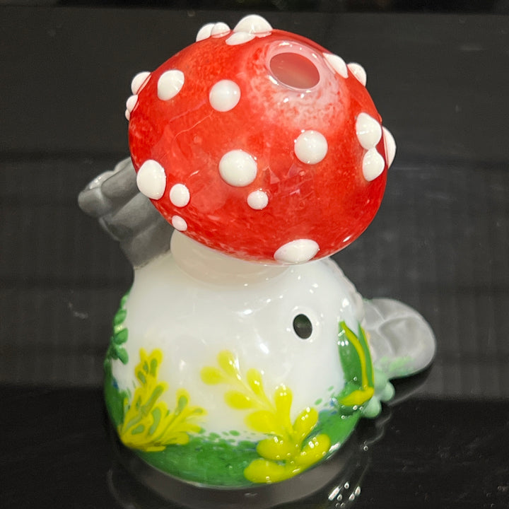 Fairy House Mushy Pipe Glass Pipe Fiona Phoenix Fire   