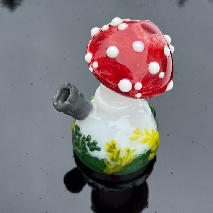 Fairy House Mushy Pipe Glass Pipe Fiona Phoenix Fire   